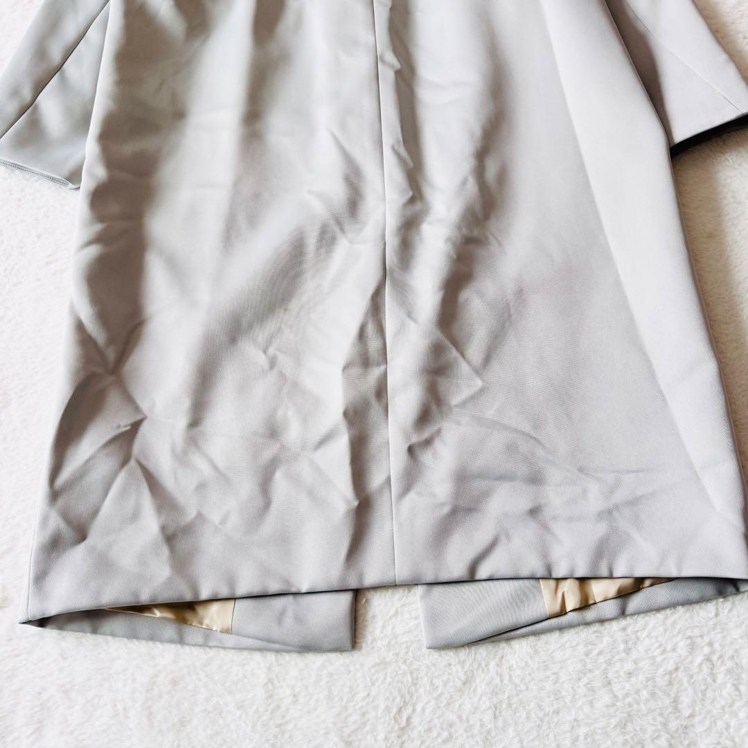 5232 【新品未使用】 アナイ ロングコート 38 グレー 定価91,300円