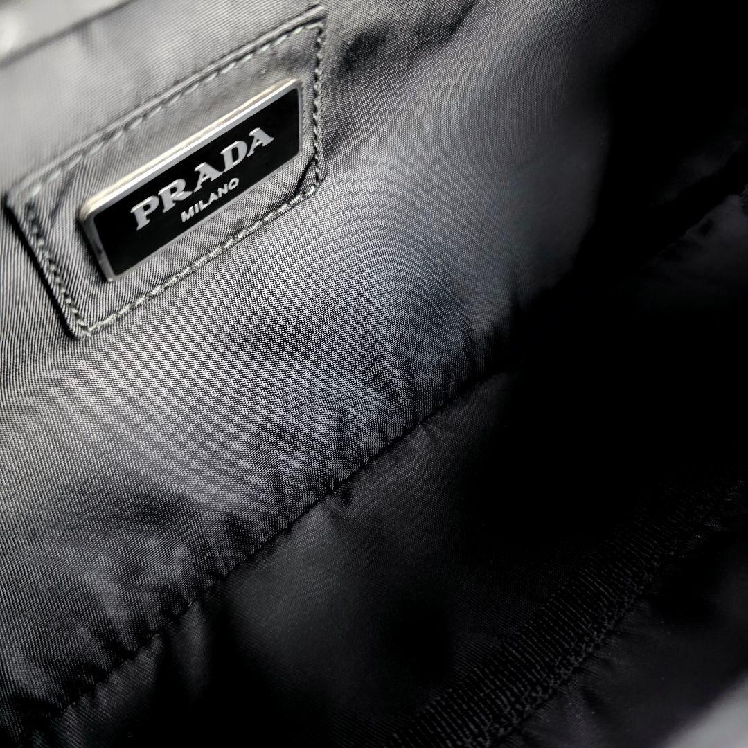 美品 プラダ PRADA テスート 三角ロゴ ボディバッグ ウエストバッグ