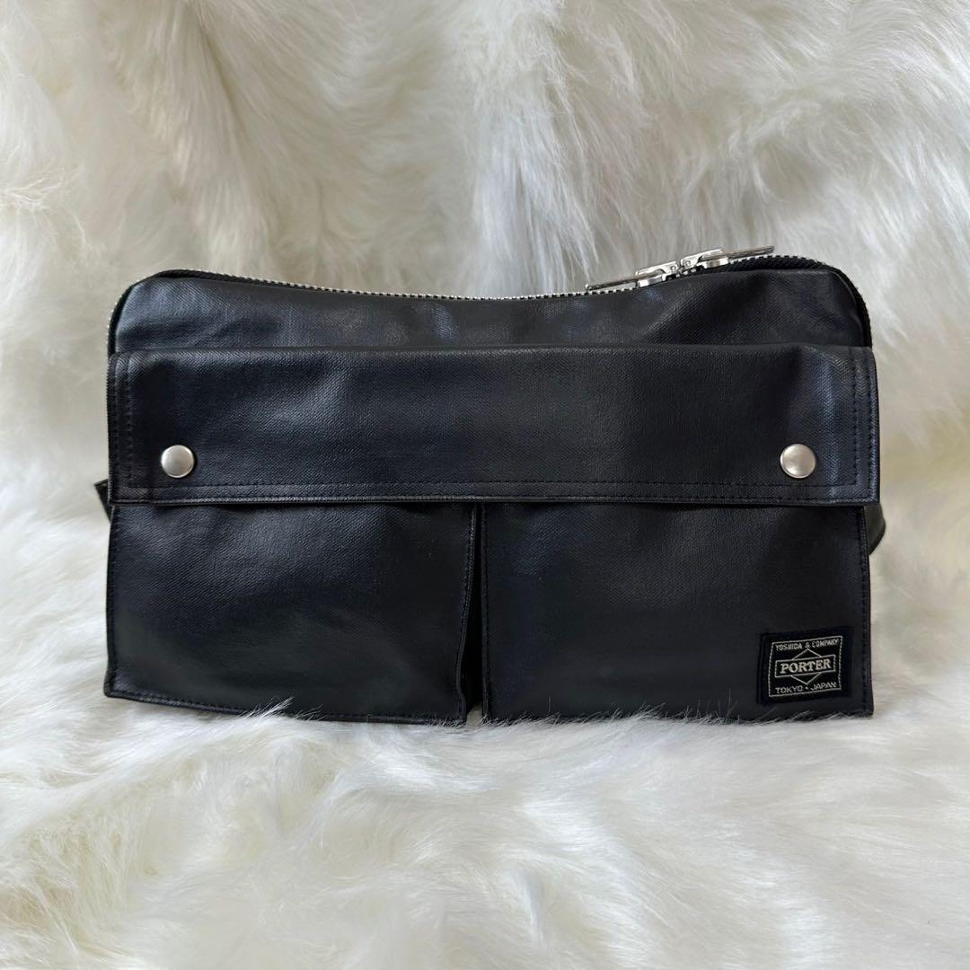 美品 名作✨PORTER⭐︎フリースタイル ボディバッグ ウェストバッグ