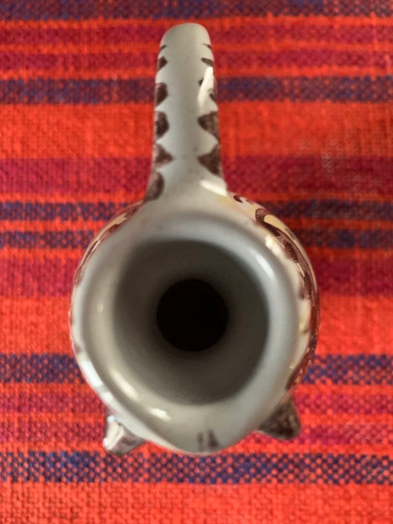 ビョンヴィンブラッド　レアな1973年ビンテージ・スタジオ一品手書きミニ少女花瓶