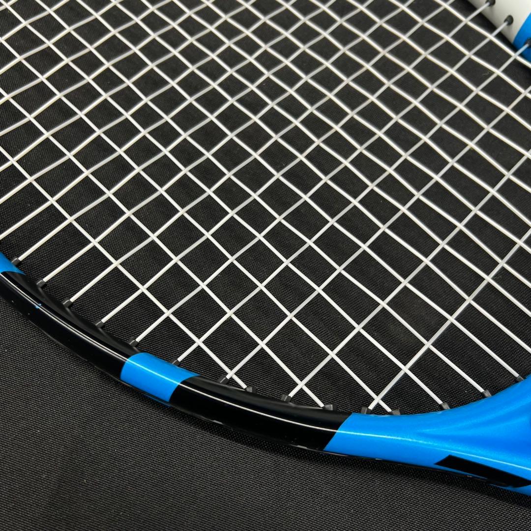 E4【used】バボラ ピュアドライブツアー 青白黒 テニスラケット ケース付