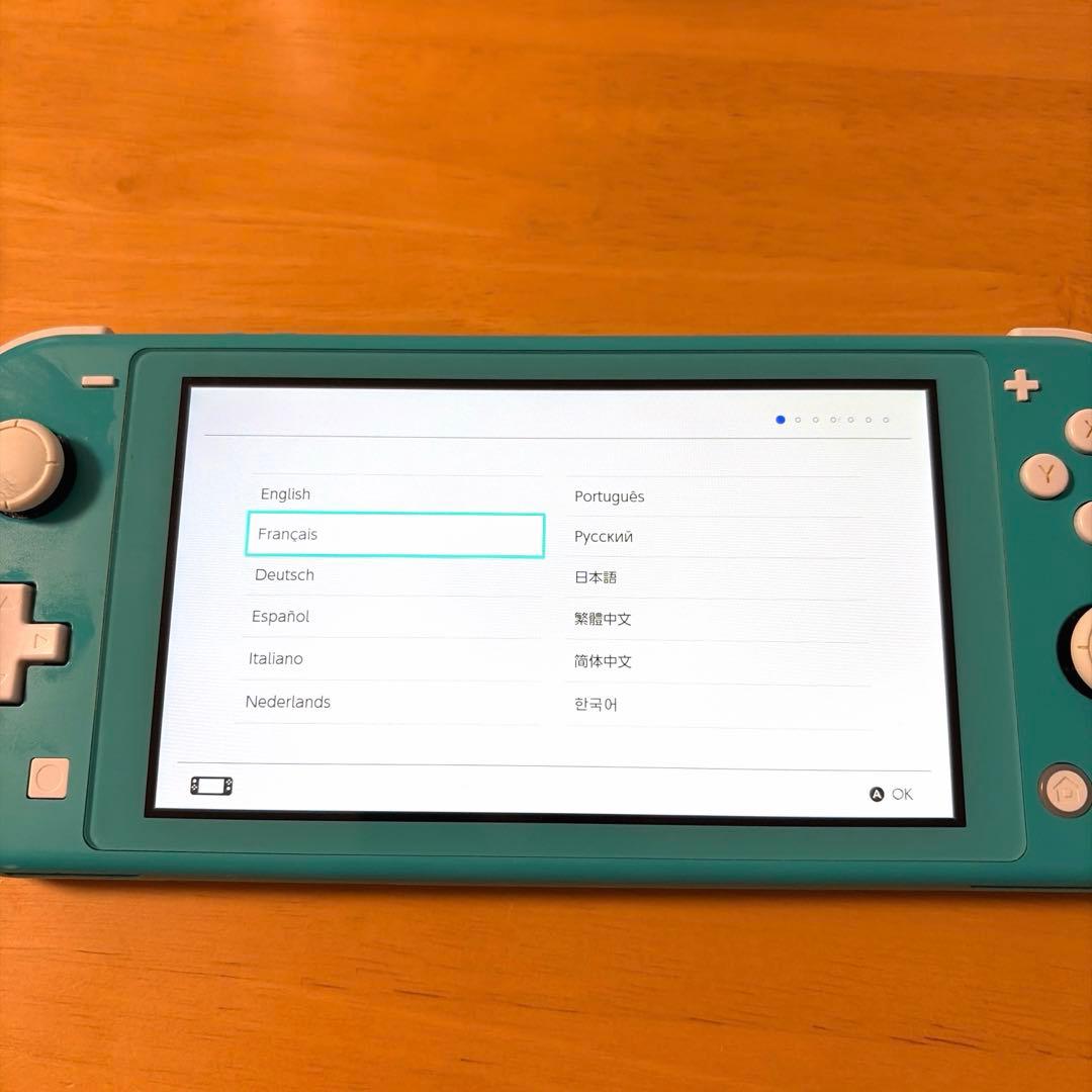 Nintendo Switch Lite ターコイズ　SDカード&充電器付き