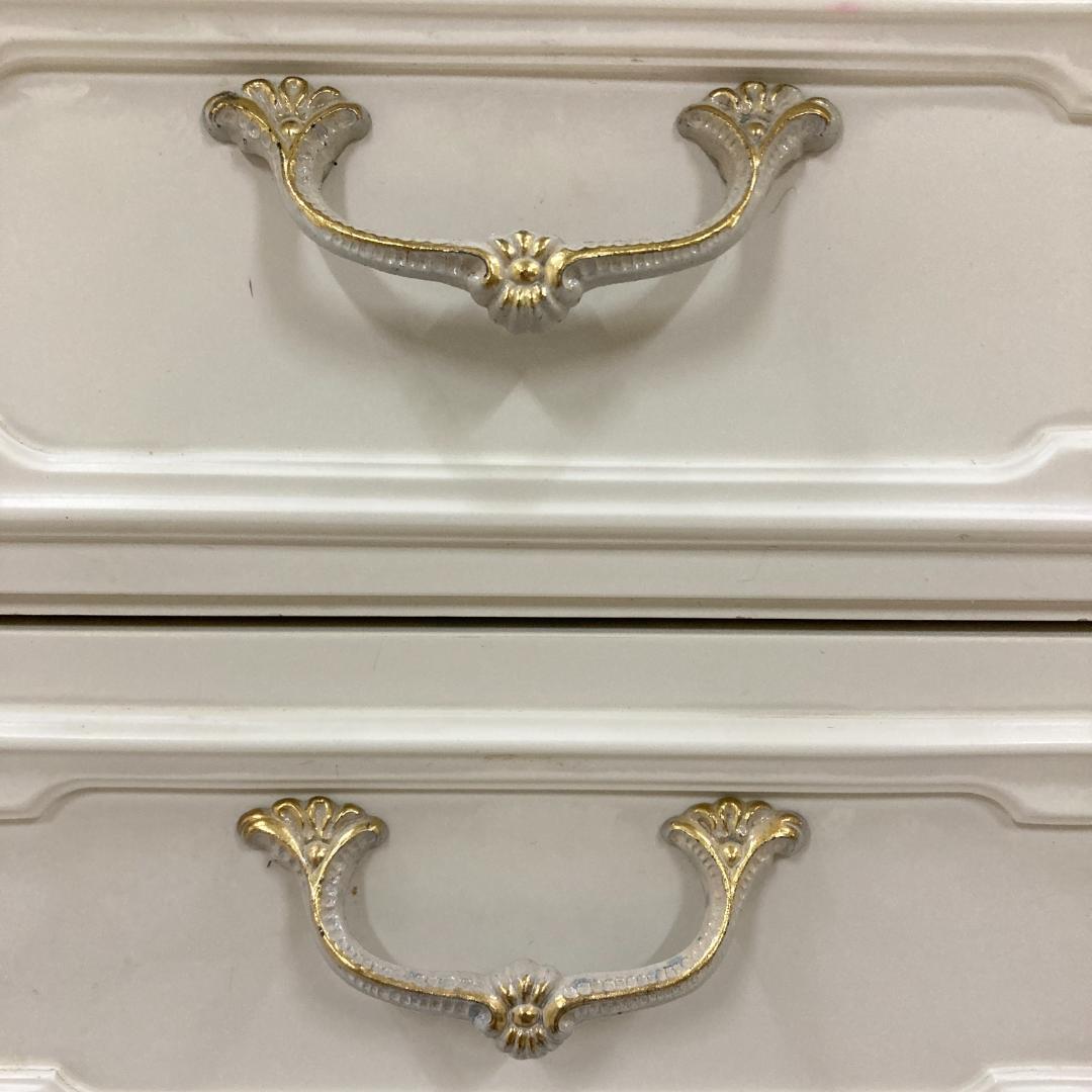 姫系　猫脚　サイドチェスト　ナイトテーブル　ロココ調　B