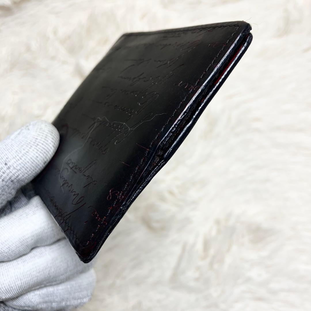 【良品】ベルルッティ マネークリップ レザー カリグラフィー