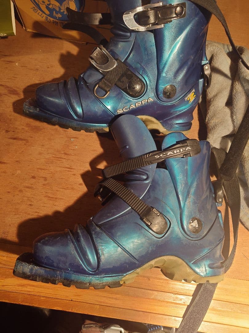 SCARPA テレマークスキー用ブーツ 青27-26.5