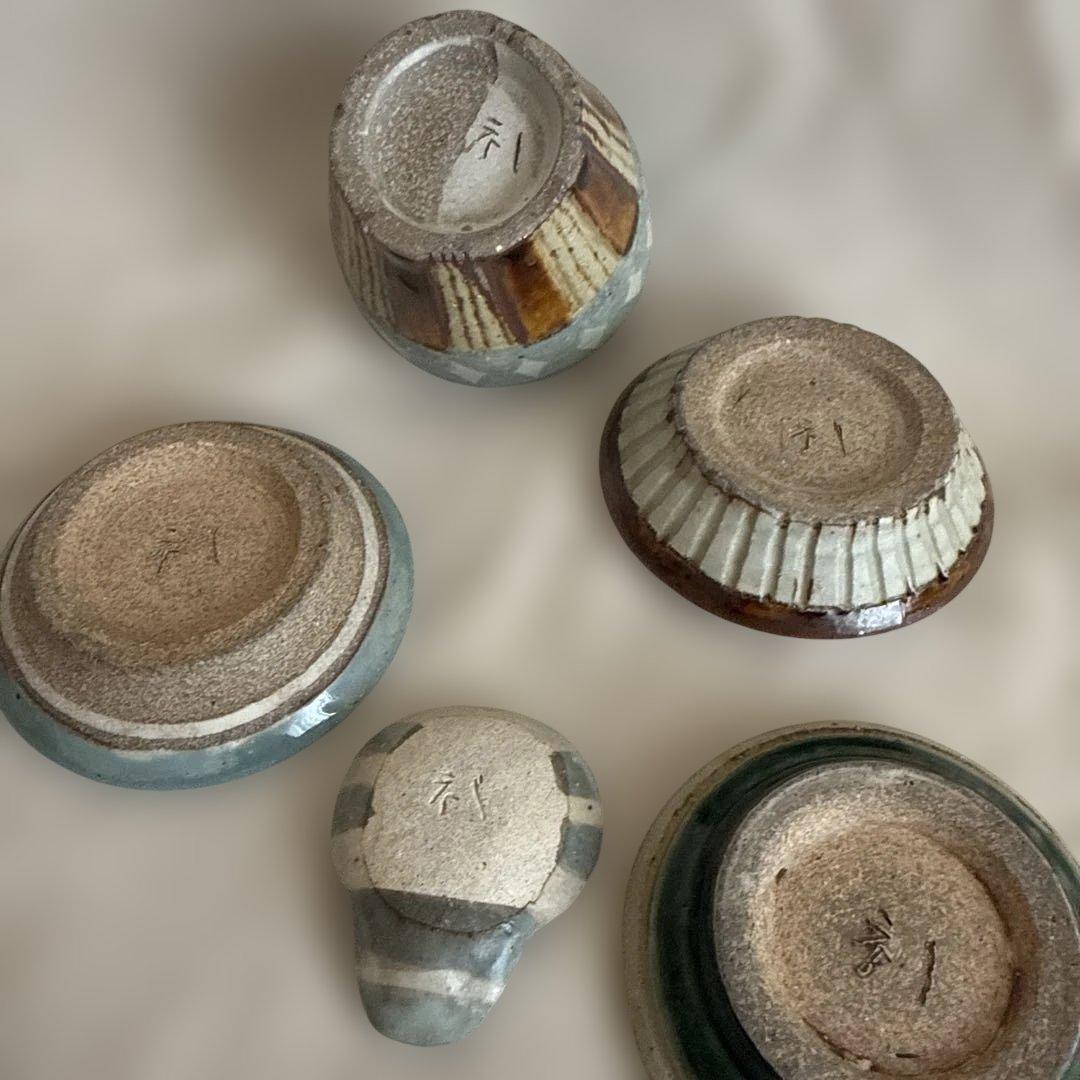 最終値下げ❗️香月舎 セット⭐︎ 小皿、はし置き、フリーカップ　ドクロ柄