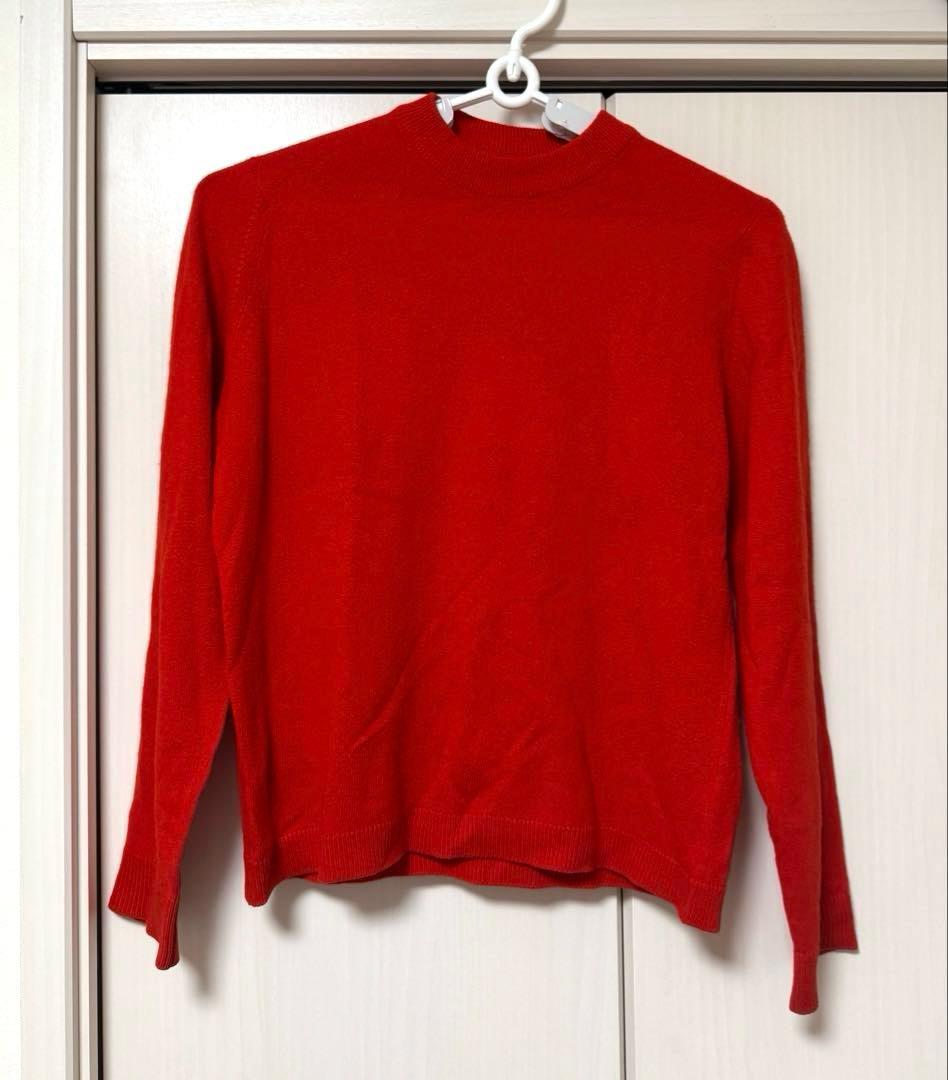 Ballantyne 100% ピュアカシミアニット スコットランド製 レッド