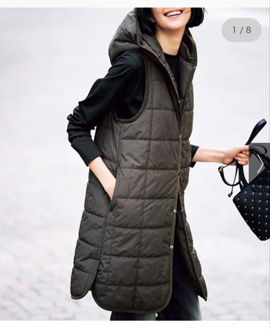 ダーマコレクション パイピングデザイン キルティングロングジレ29,800円