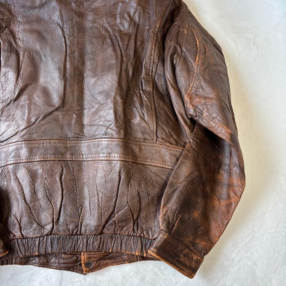 90s 本革 ハーレーダビッドソン G-1 A-2フライトジャケット 44 XL