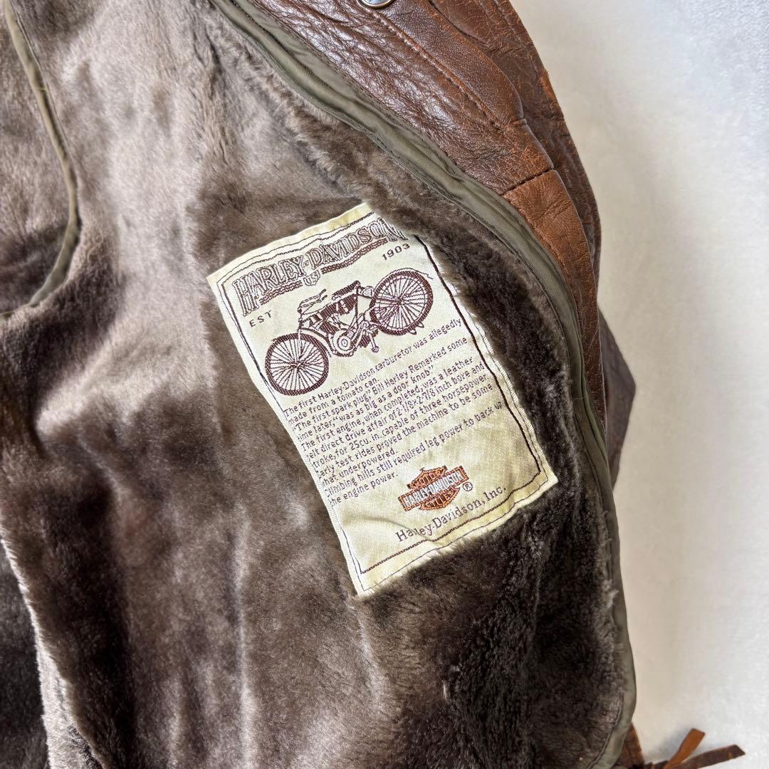 90s 本革 ハーレーダビッドソン G-1 A-2フライトジャケット 44 XL