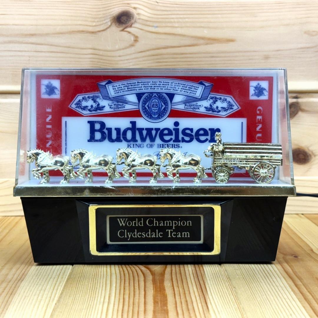 Budweiser ライトサイン バドワイザー ビンテージ ランプ ライト バー