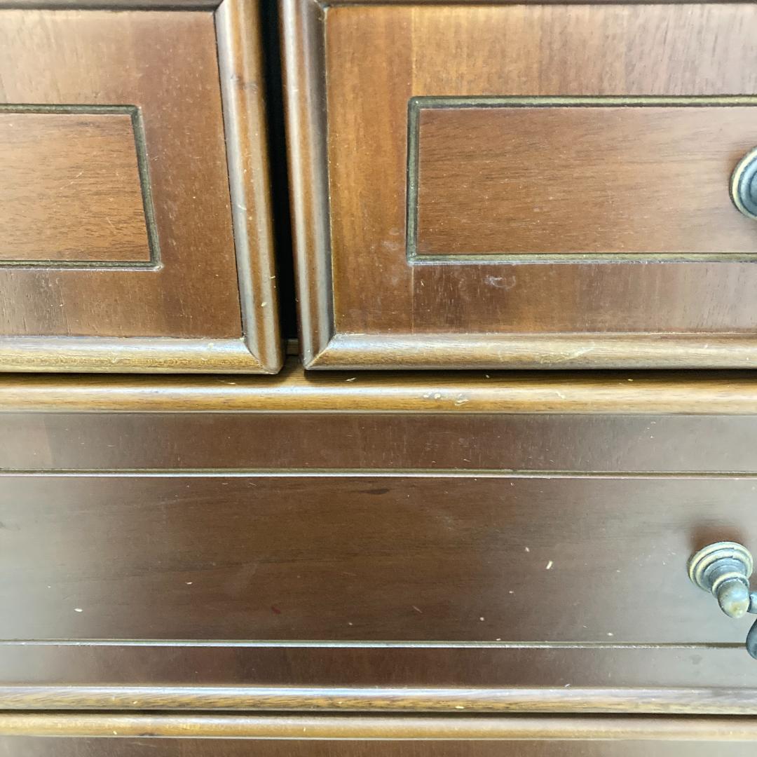 アンティーク調　クラシック　４段チェスト　整理箪笥　収納