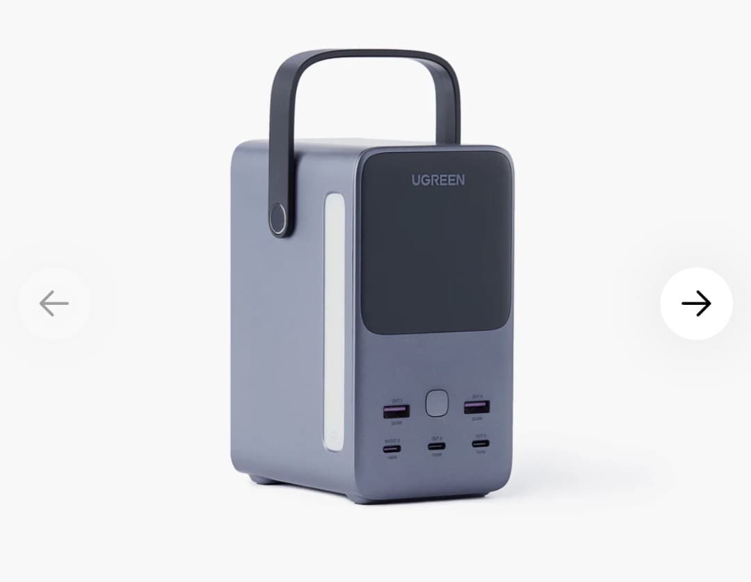 UGREENNexodeバイルバッテリー48000mAh/153.6Wh300W