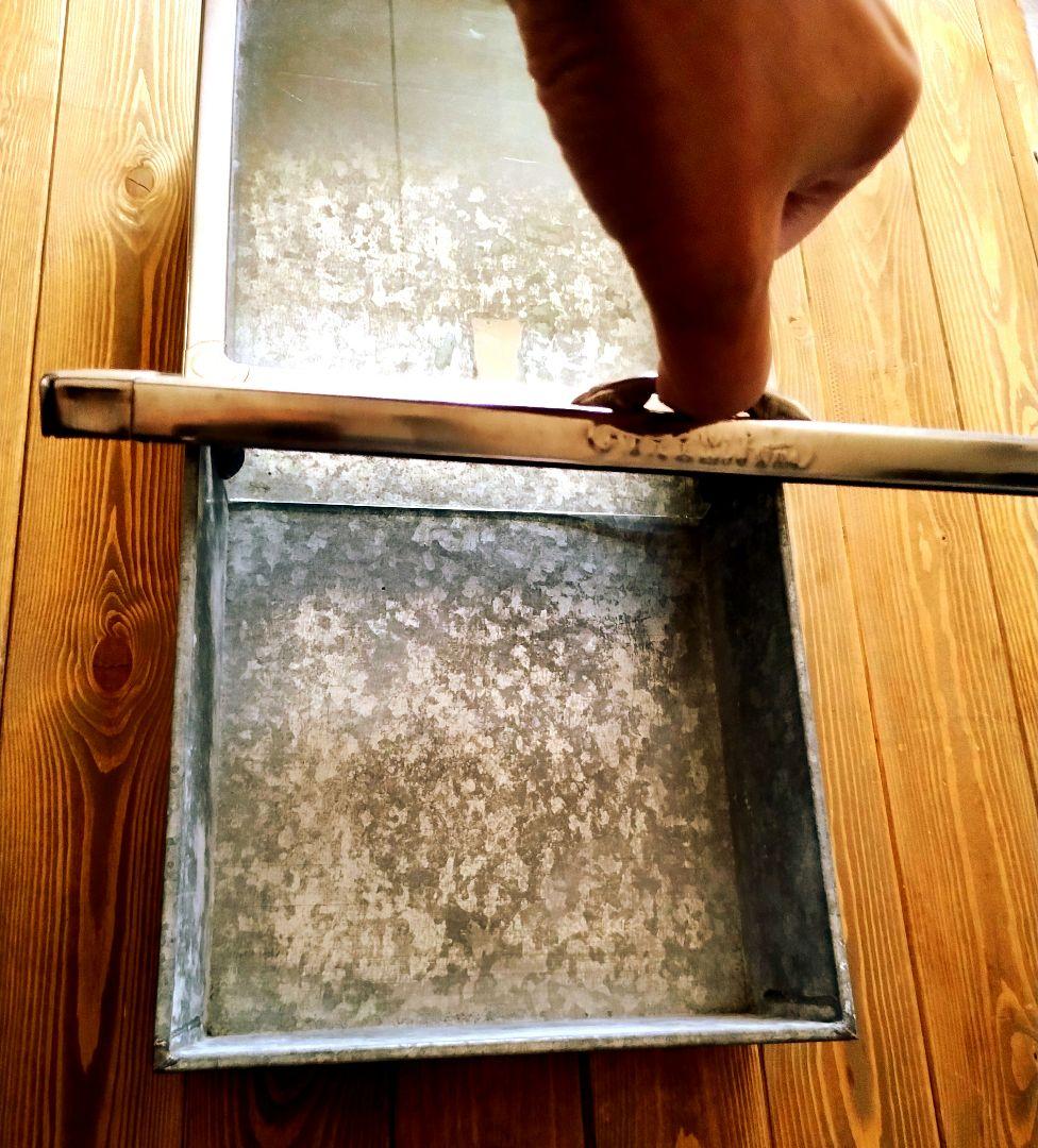 ★値下げしました★❤️ 2つセット昭和　レトロ　 ブリキ　ガラス　ケース