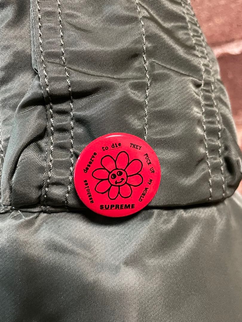 極美品）Supreme 21AW Hooded MA-1 Olive