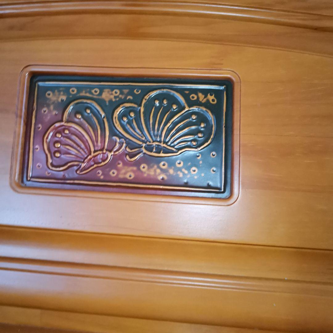 天然木　ライティングビューロー デスク 学習机 カントリー