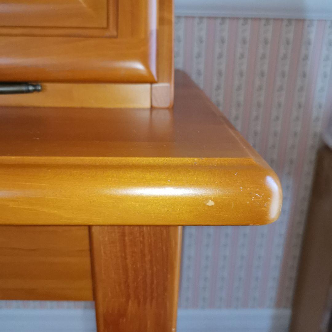 天然木　ライティングビューロー デスク 学習机 カントリー