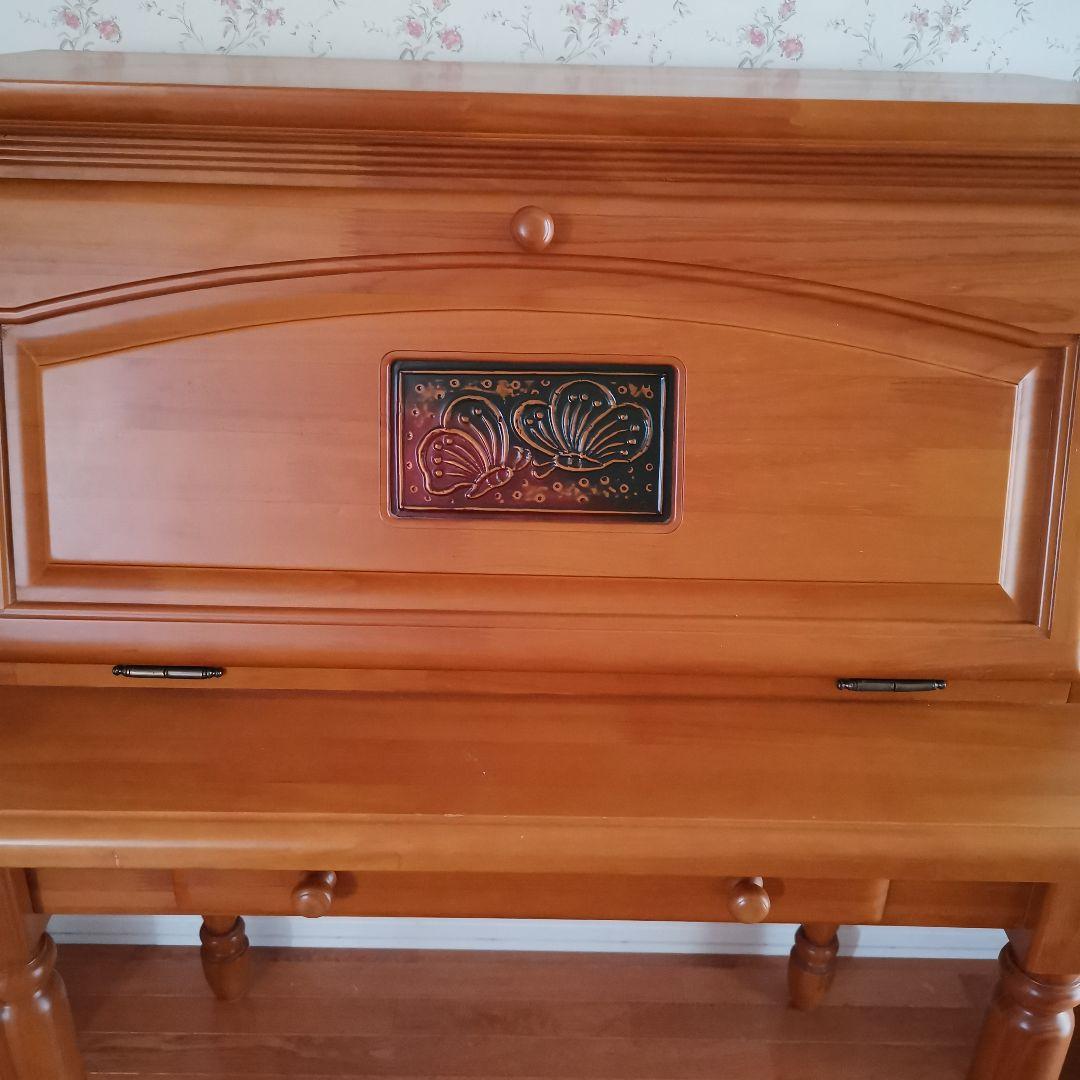 天然木　ライティングビューロー デスク 学習机 カントリー