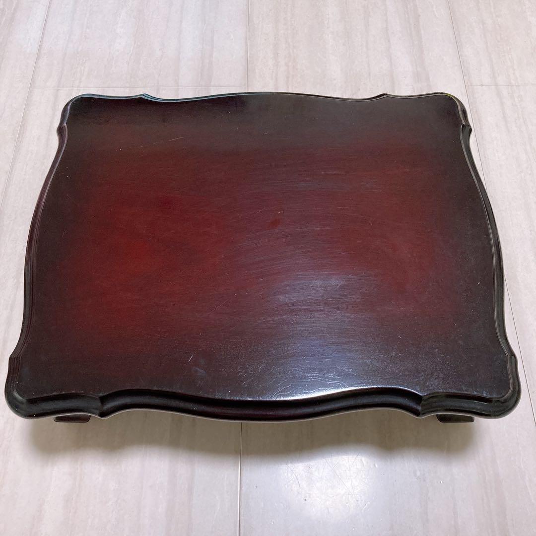 カリモク　花台　K6075 レトロ　昭和　アンティーク