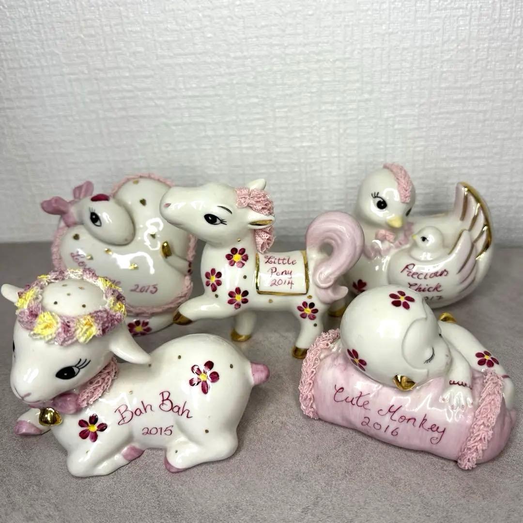 アイリッシュドレスデン 干支　5体セット