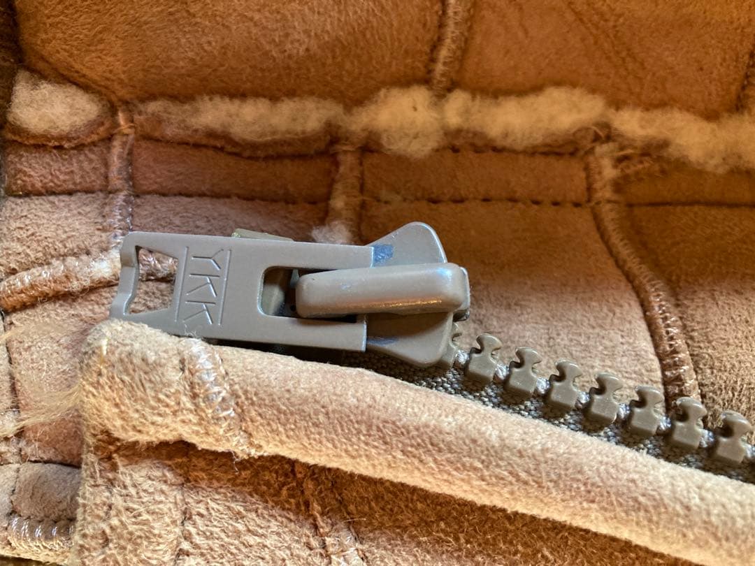 McCampbell マッキャンベル　パッチワーク　リアルムートン　ジャケット