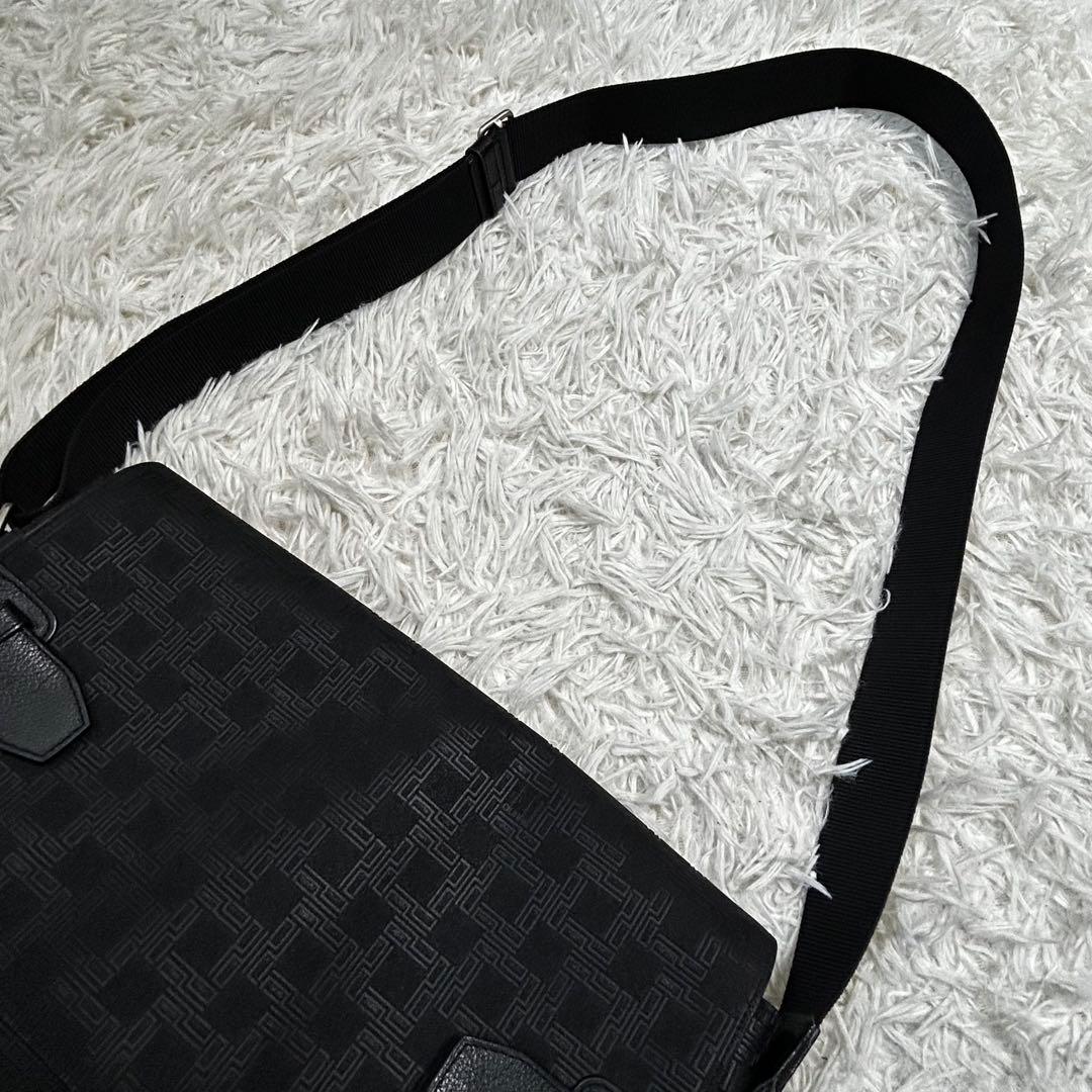 極美品✨ダンヒル メッセンジャーバッグ ディーエイト A4 PVC ロゴプレート