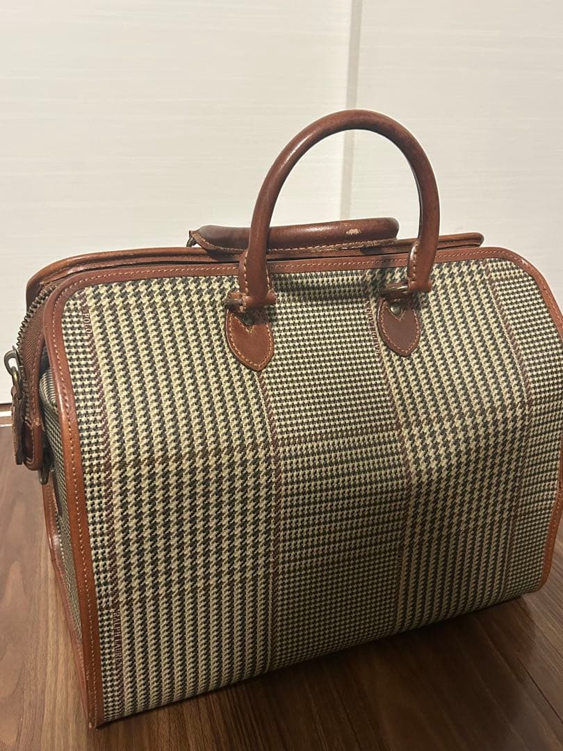 ラルフローレン　千鳥格子　ボストンバッグ