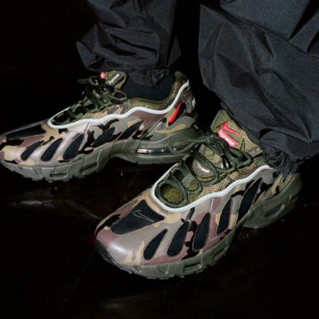 【SALE】supreme × NIKEコラボ air max 96 カモ柄