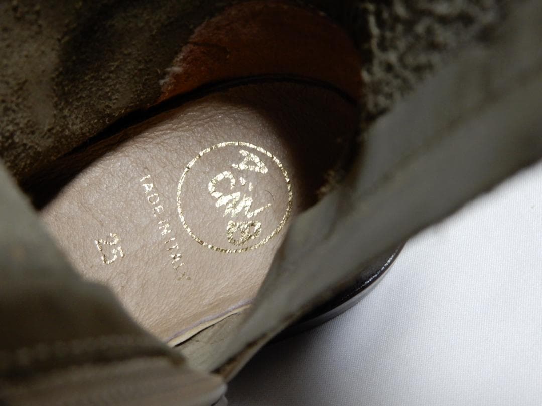 未使用　イタリア製　AcanB/エーキャンビー　キッズ用　本革ブーツ　15㎝