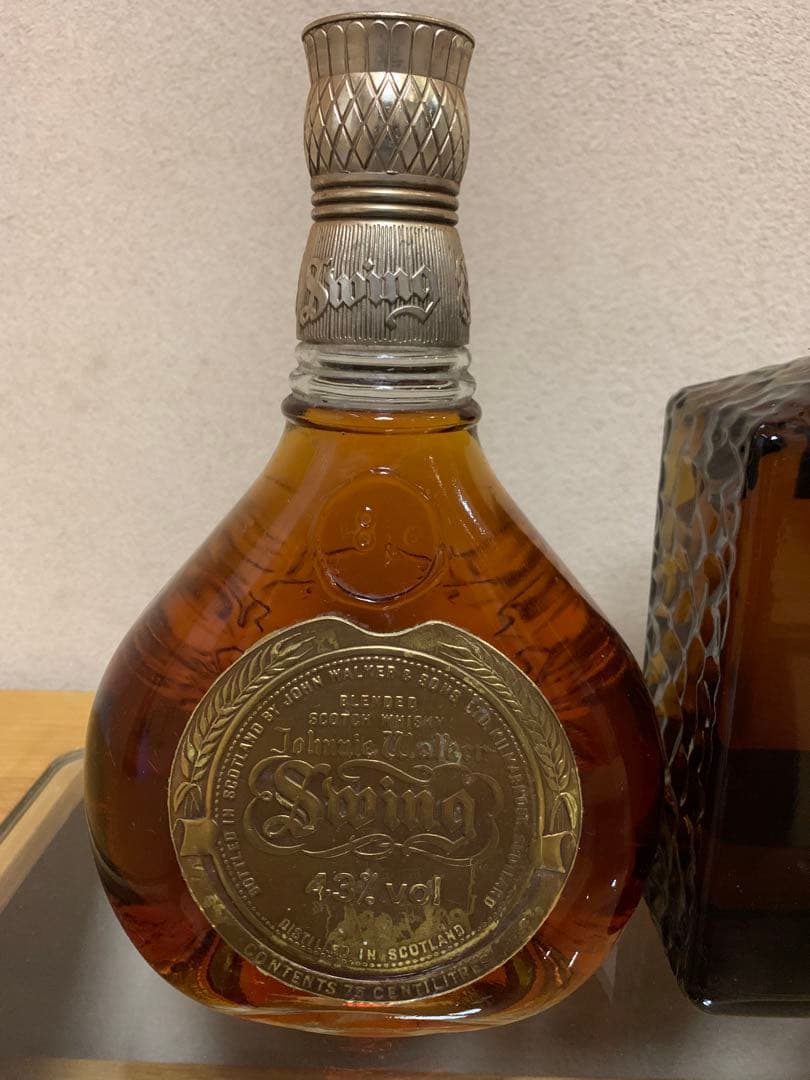 【未開封】ジョニーウォーカースウィング&サントリーGREETING&OLD特級