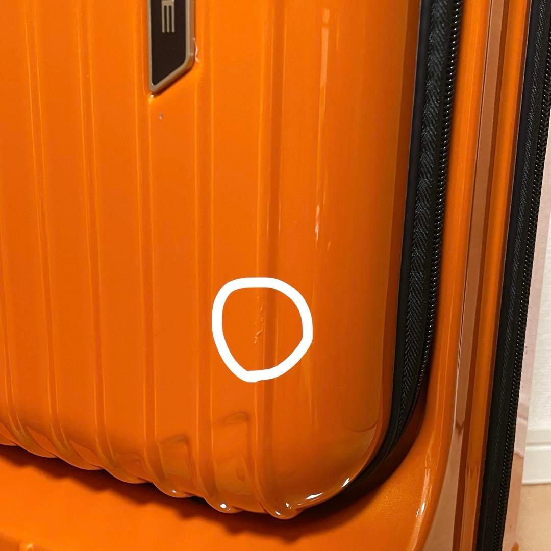 【訳あり】スーツケース★機内持込可★34L★オレンジ★3.1kg★2〜3泊