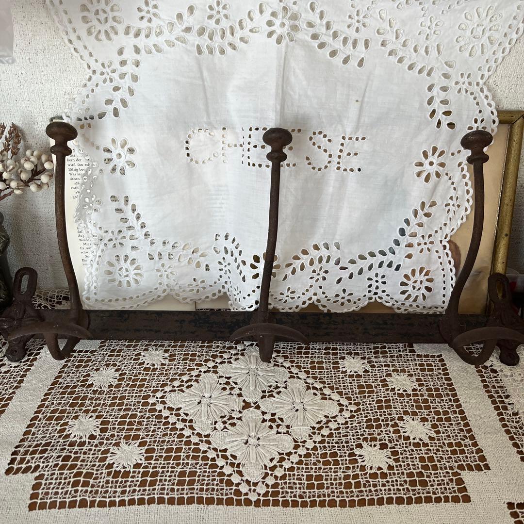 フランスアンティーク3連フック