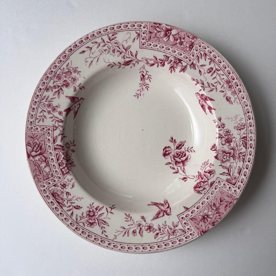 フランスアンティーク　リュネビル　リュネビル　CERES 女神　深皿