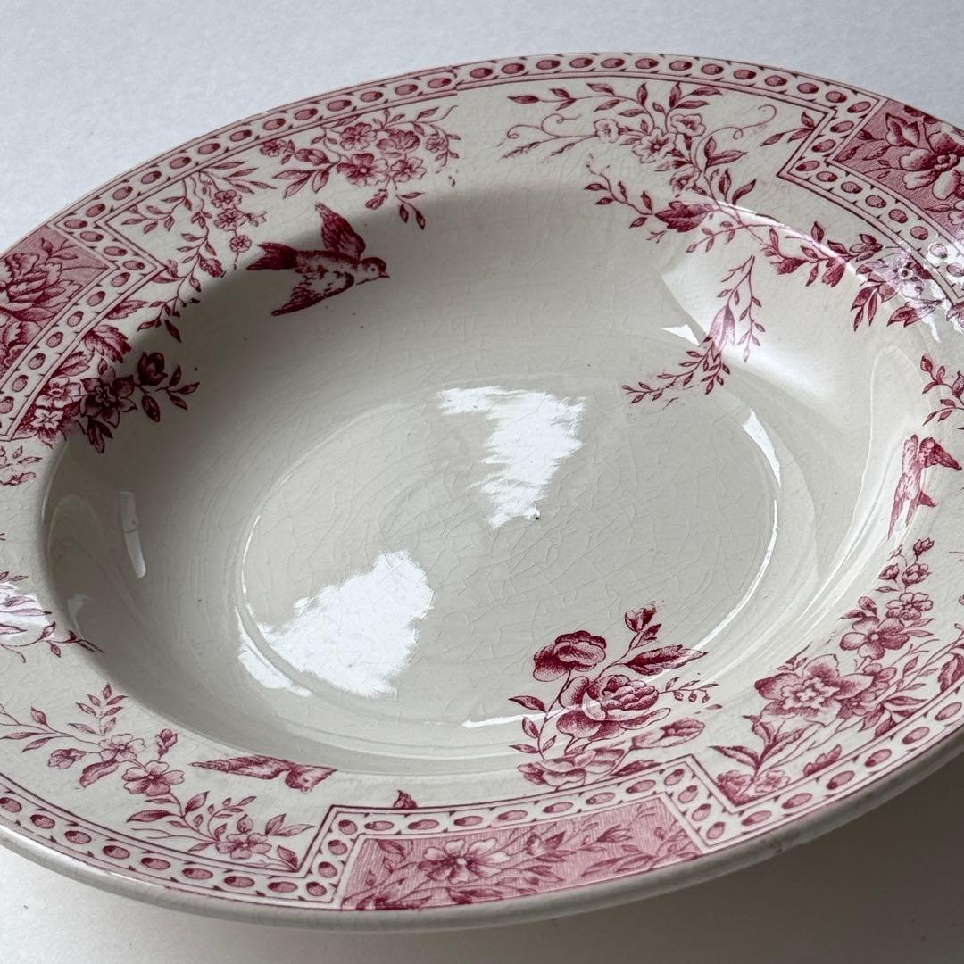 フランスアンティーク　リュネビル　リュネビル　CERES 女神　深皿