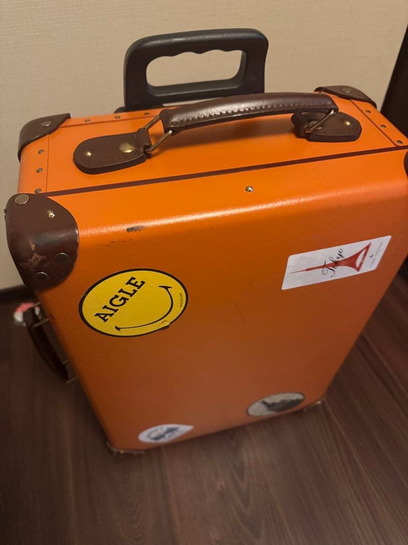 グローブトロッター スーツケース　オレンジ　18インチ