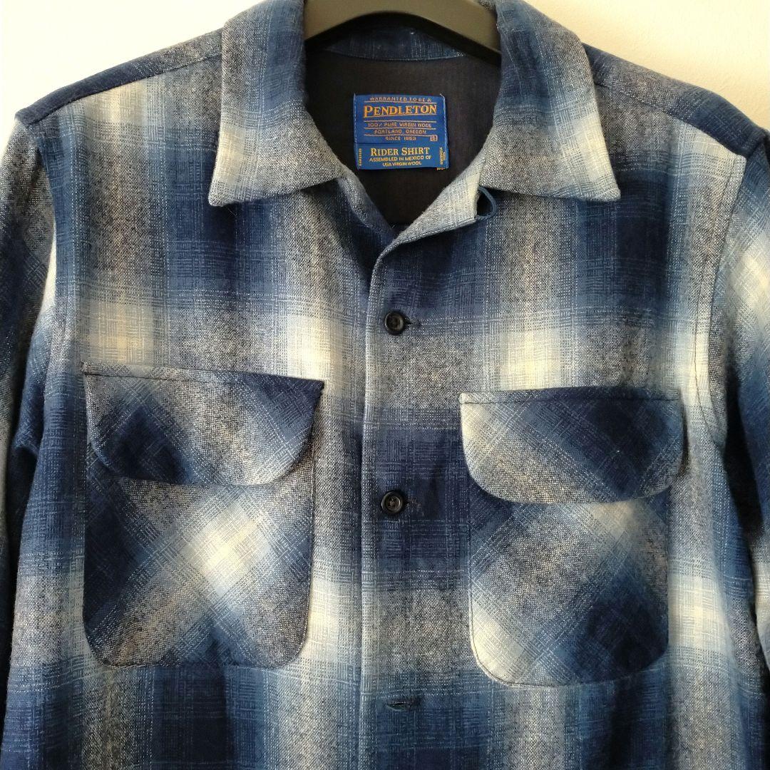 PENDLETON ペンドルトン ライダーシャツ 青 チェック