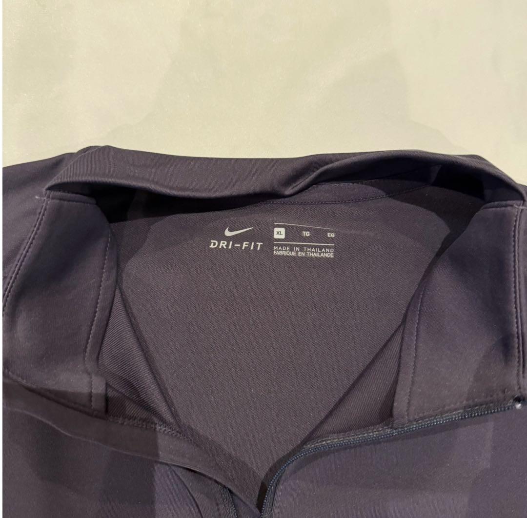 nike ジャージ セットアップ 新品未使用 XL 紫 黒 ハーフジップ ナイキ