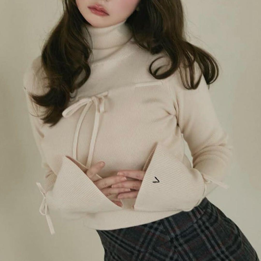 andmary トップス Lilian ribbon tops