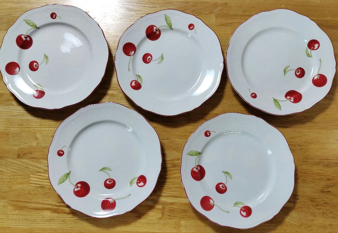 リチャードジノリ アンティコチェリー 26.5cm 5枚セット