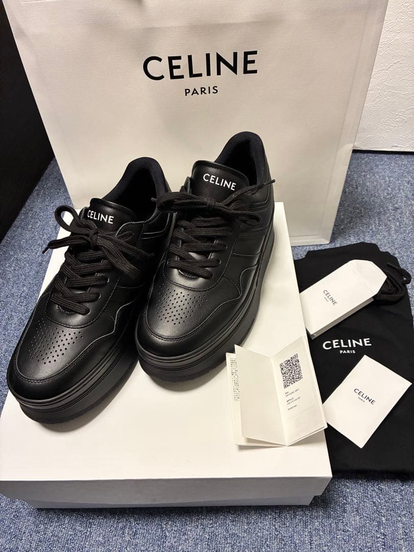 【正規品】CELINE 厚底 ブロックスニーカー セリーヌ 【38】一度のみ美品