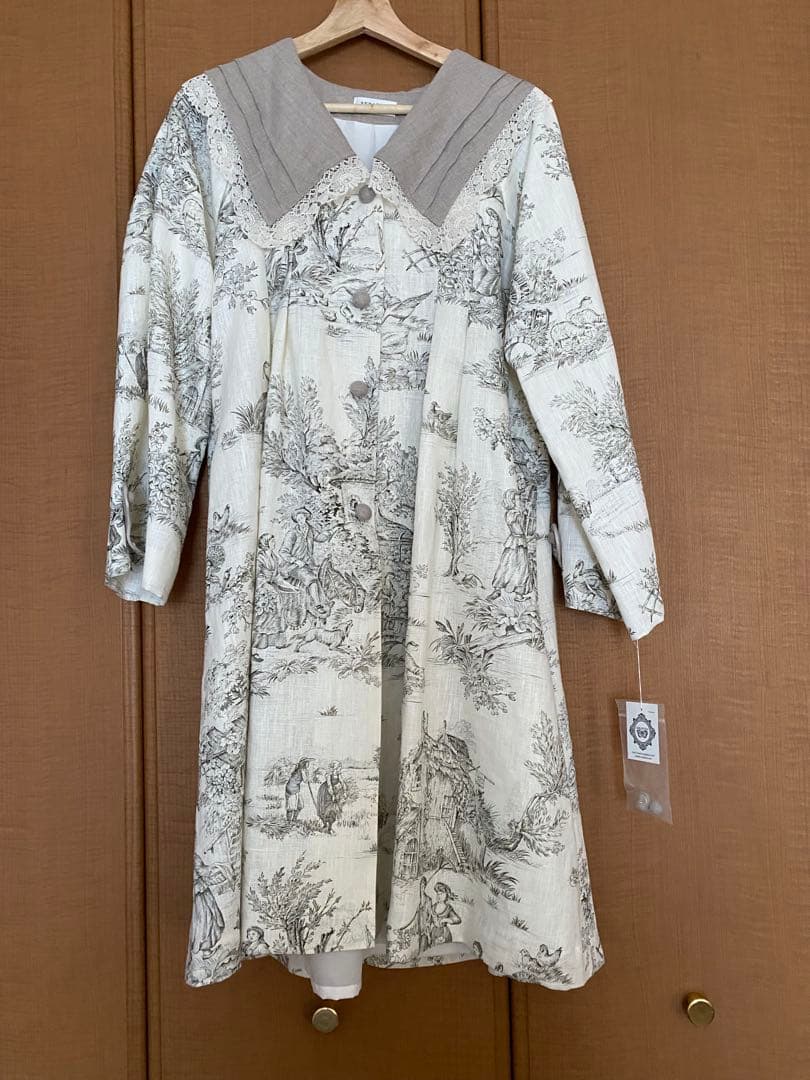 SERAPHIM セラフィム　トワルドジュイのリネンコート　ホワイト