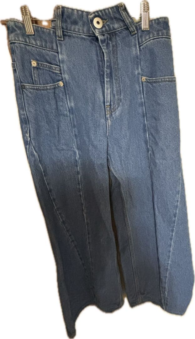 メゾンマルジェラ Décortiqué 再構築 パネル デニム ワイド 38