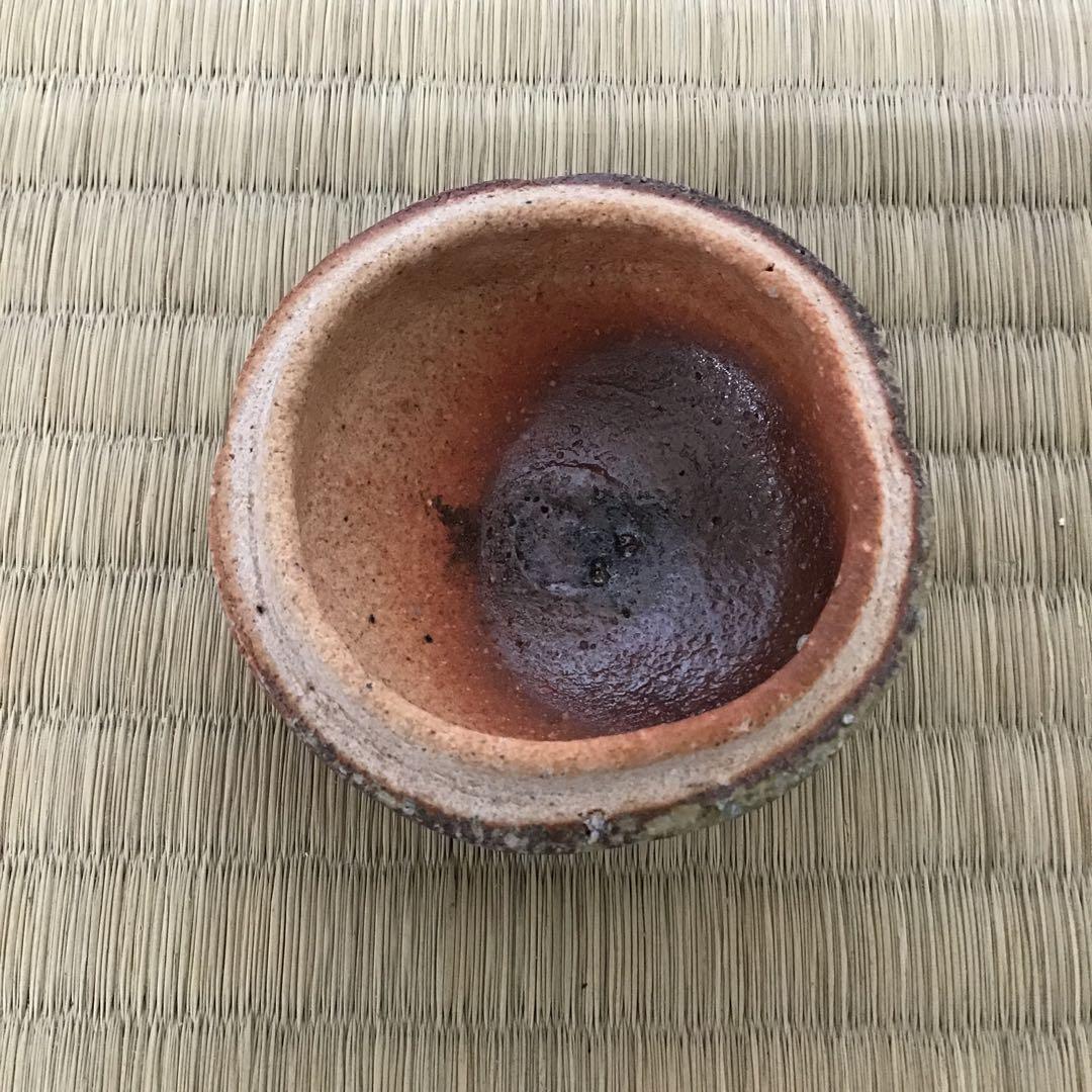 茶道具　香合　常滑焼　人間国宝　三代　山田常山　造　栞　紙箱　共箱　S80KG