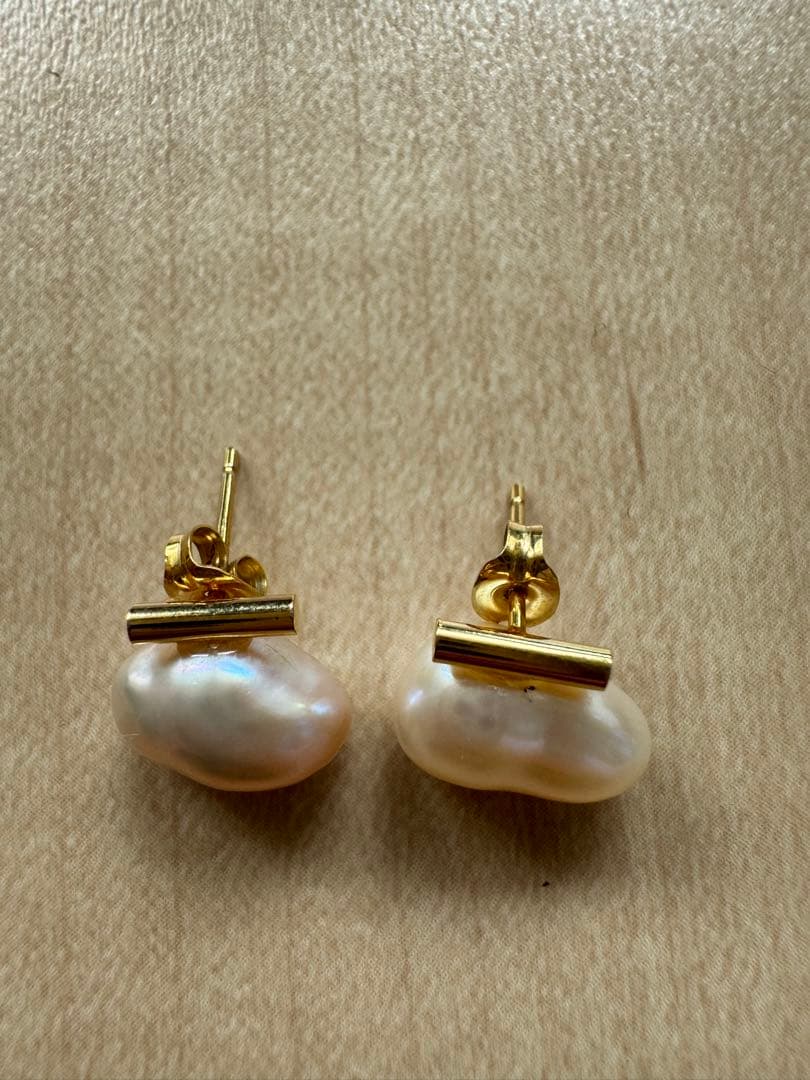 【別注】januka バロックパールピアス美品