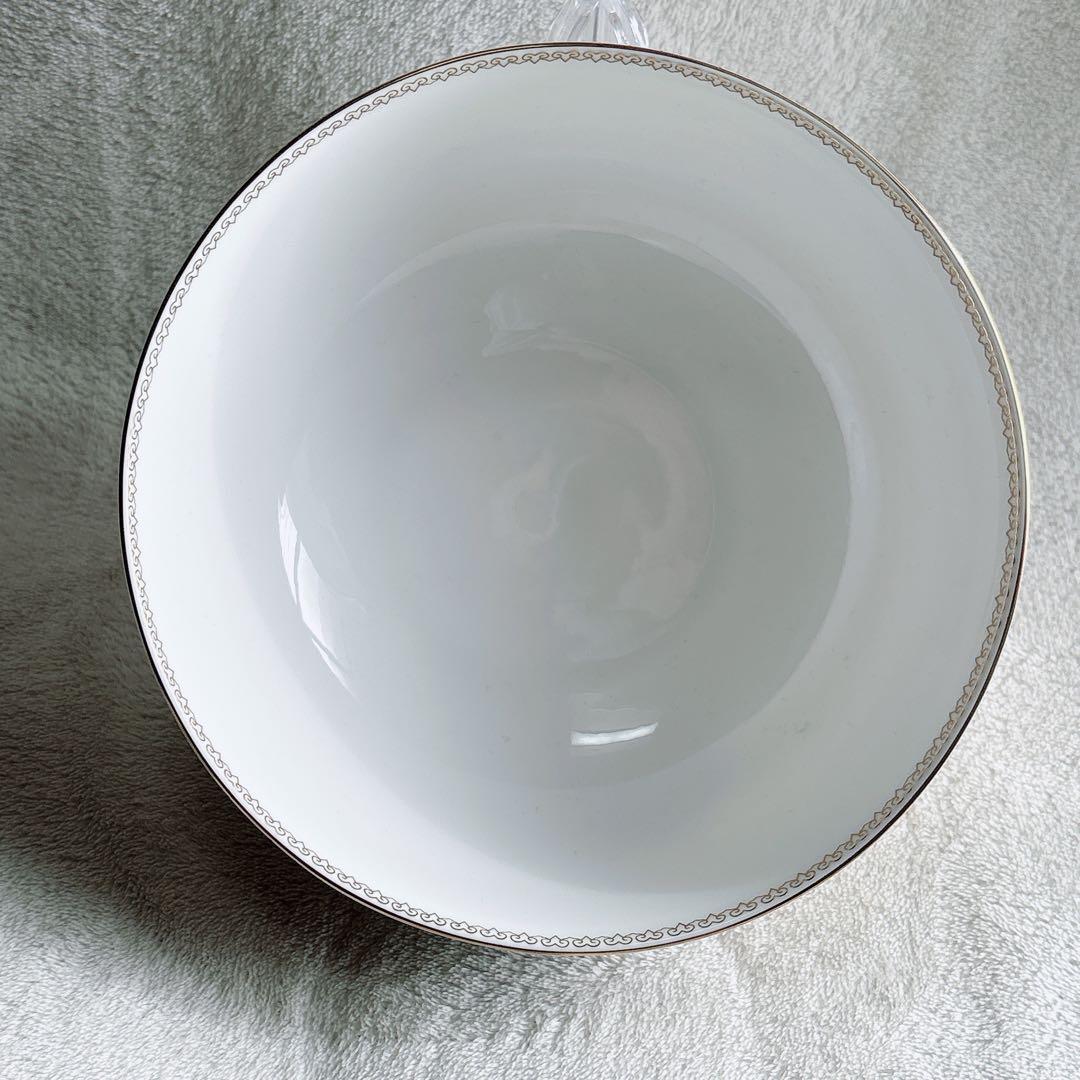 【新品】ウェッジウッド コロンビア セージグリーン サラダ ボウル 黒壺 20㎝