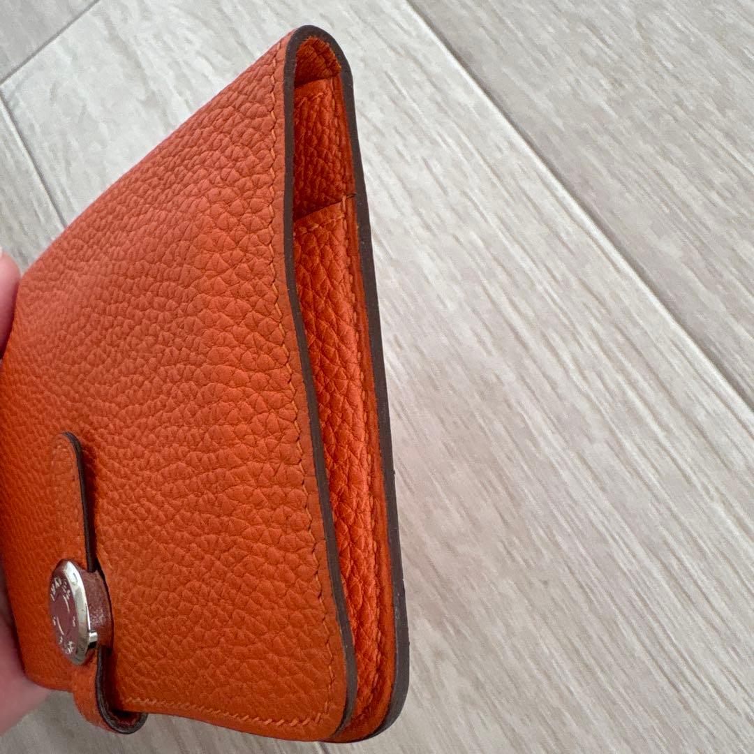エルメス　ドゴン　コンパクト　二つ折り財布