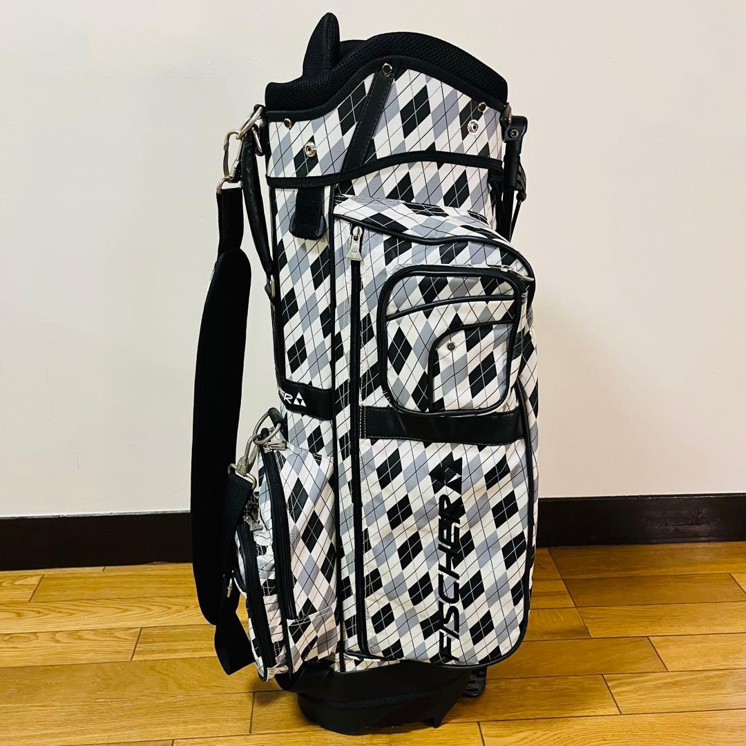 希少品　FISCHER フィッシャーキャディバッグ スタンド式 送料込み