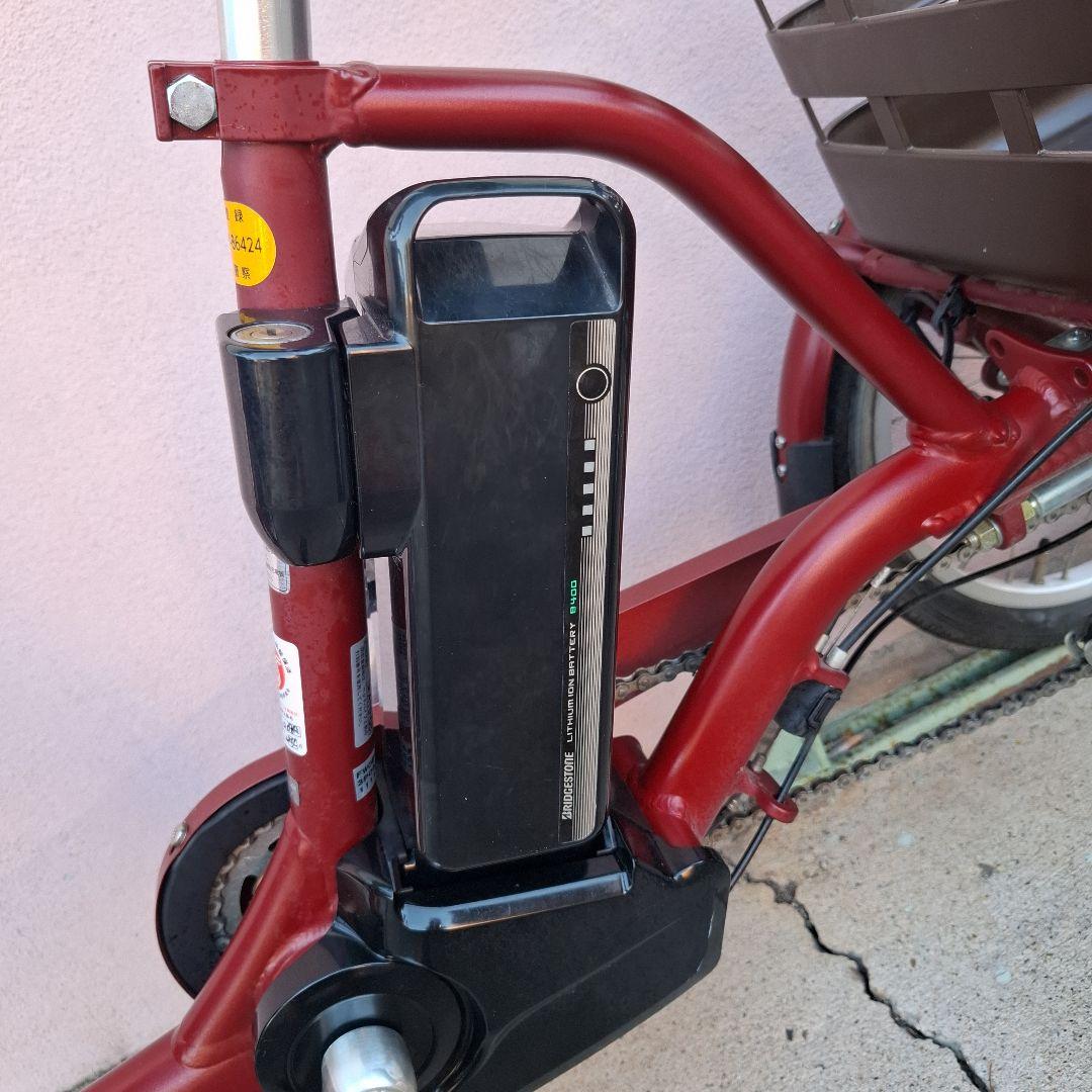 BRIDGESTONE電動アシスト三輪車レッド　ラケットワゴン（使用頻度少なめ）