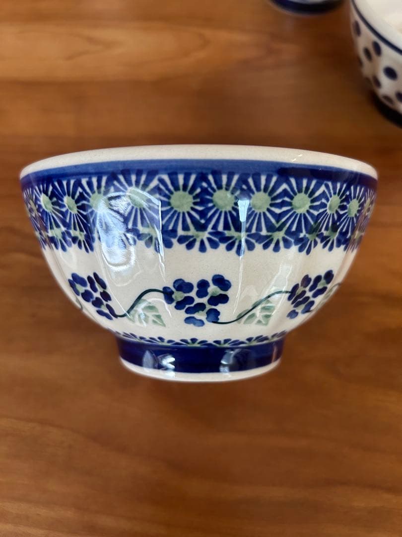 ポーリッシュポタリー　カフェオレボウル3点