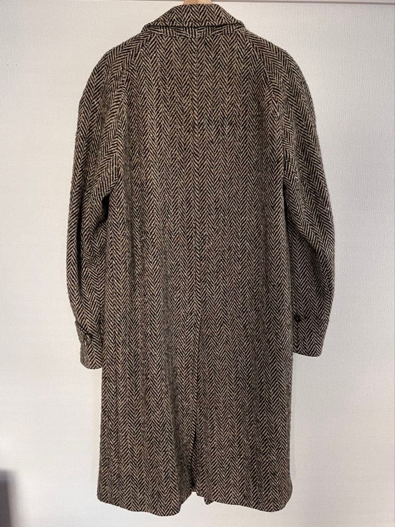 バーバリー ヘリンボーン irish tweed バルマカーンコート
